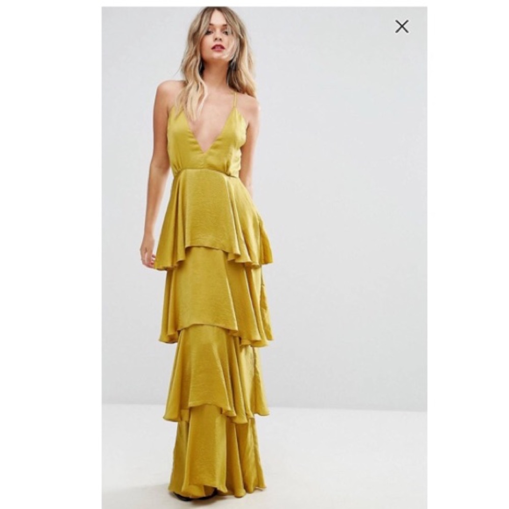 Missguided Tiered Maxi Dress
